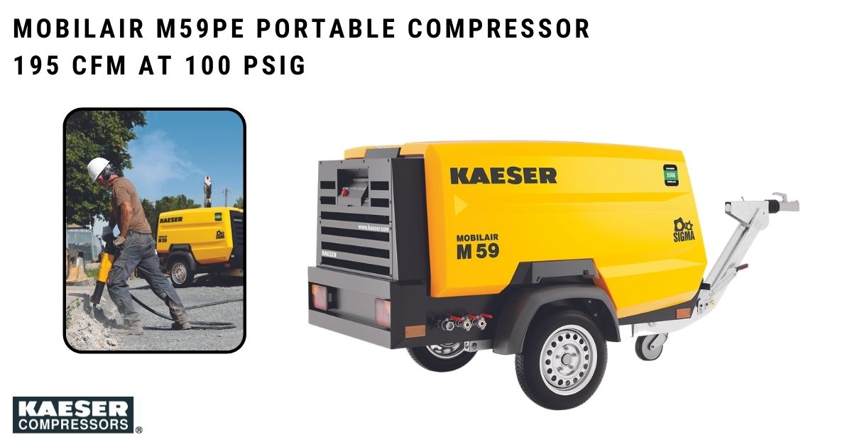 Portable Heavy Duty Air Compressors To Cfm Kaeser Compressors