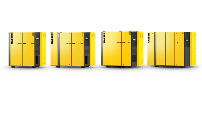 100 hp rotary screw compressors with variable speed drive - SFC 75S-SFC75M