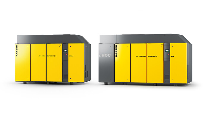 250 hp oil free screw compressors - DSG 290-2