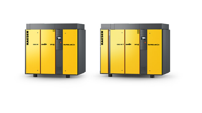 75 hp oil free screw compressors - CSG 95 SFC