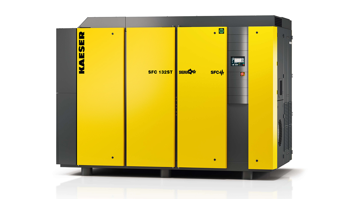 Kaeser's Redesigned SFC 75 - 132S VFD Rotary Screw Compressors