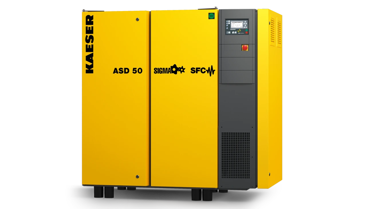 Kaeser air compressor series with from 25 to 150 hp