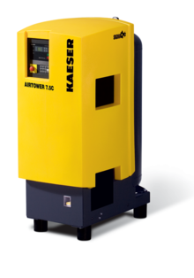 kaeser airtower compact 7.5 hp air compressor system package