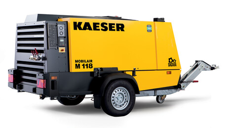 C-M118 405 cfm portable compressor