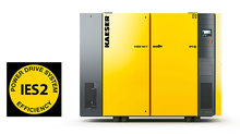 CSD / CSDX rotary screw compressors with innovative synchronous reluctance motors.