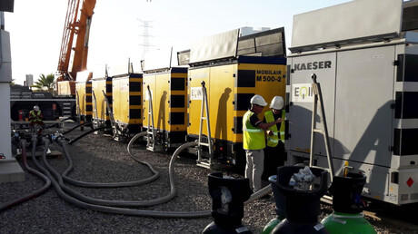 Commissioning ten MOBILAIR systems.