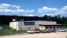 Kaeser USA building in the 1980s