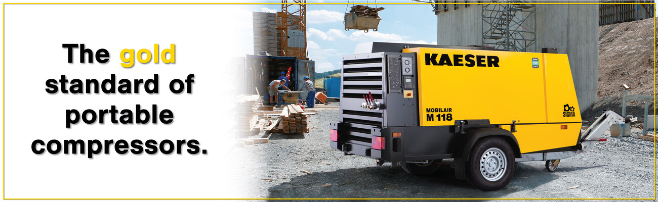 The gold standard of portable compressors