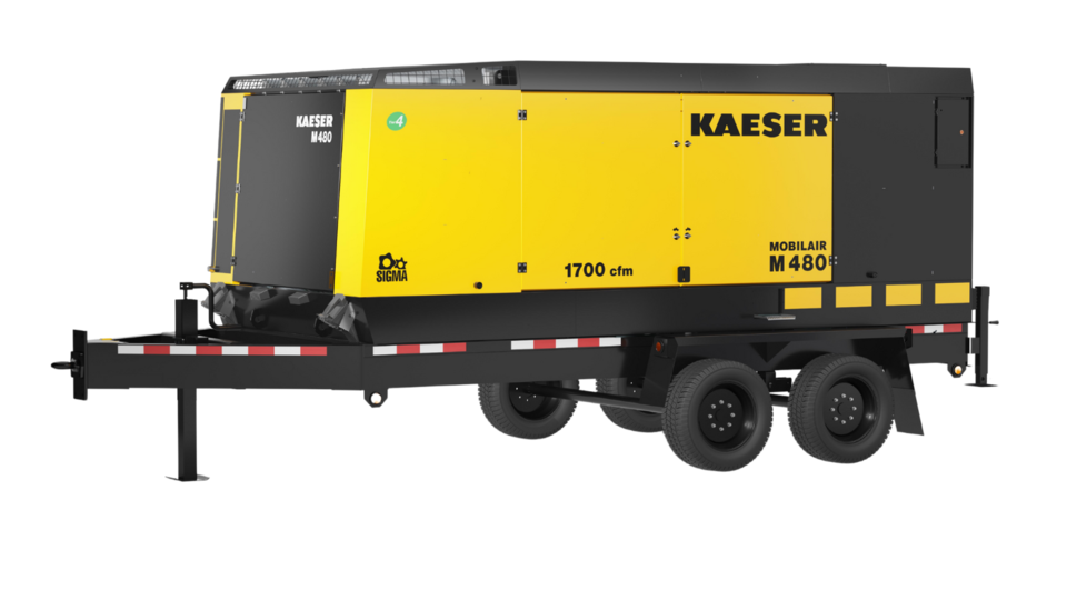 1700 cfm Portable Diesel Air Compressor System | Kaeser Compressors