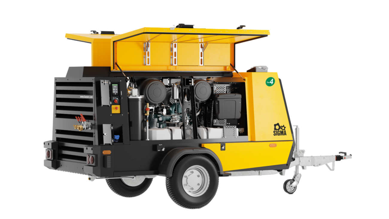 Portable Towable Diesel Air Compressors to 600 cfm | Kaeser