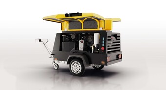 The M59 PE Version offers easy service access thanks to large gullwing doors.