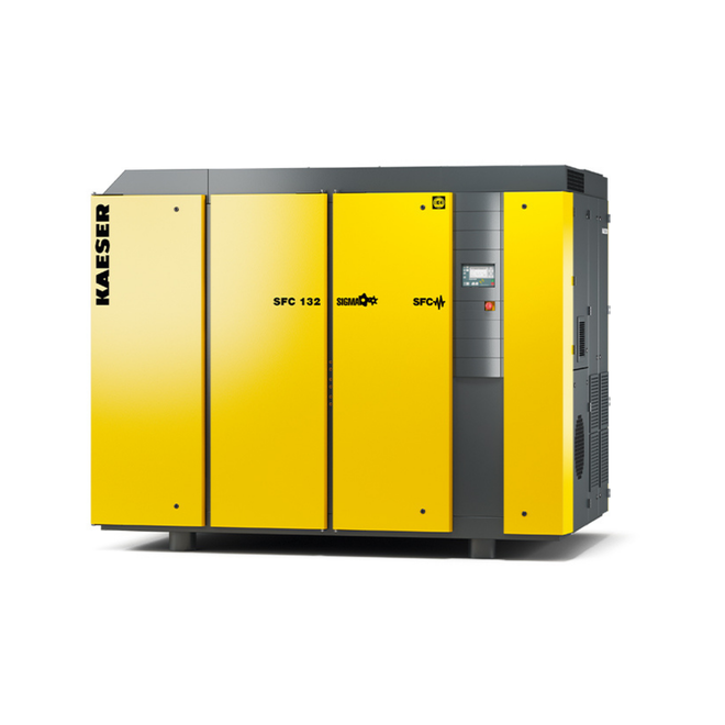 SFC 132 - 200 hp screw compressor with variable speed drive