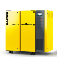 SFC 18 - 25 hp screw compressor with variable speed drive