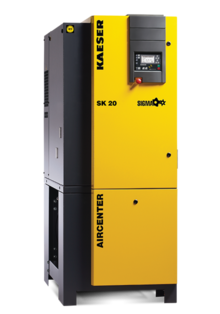 kaeser aircenter 20 hp compressed air system