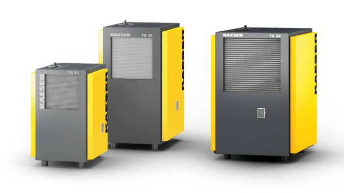 Energy-saving SECOTEC refrigerated dryers up to 138 cfm