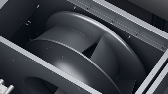 Innovative fan system ensures demand-based cooling-air flow.