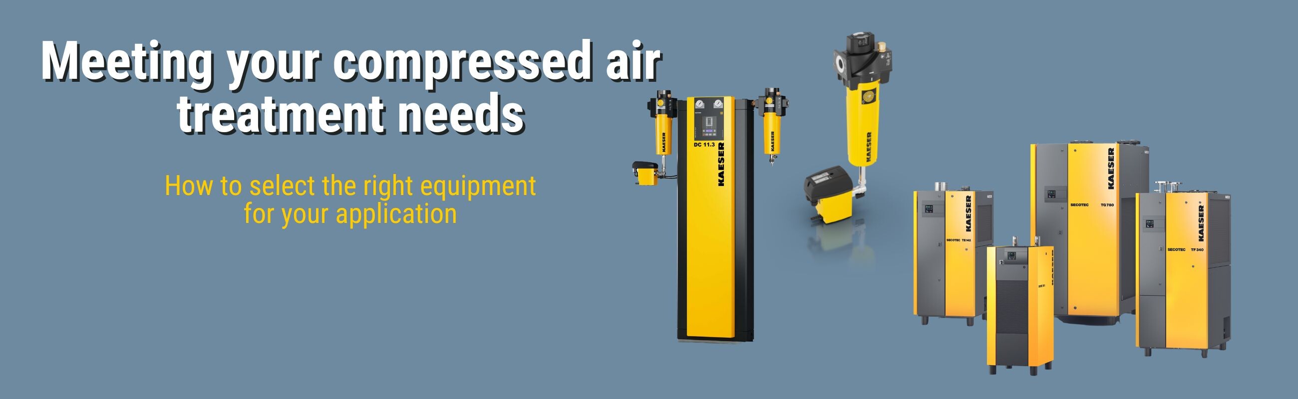 Compressed air dryers for your air system Kaeser Compressors
