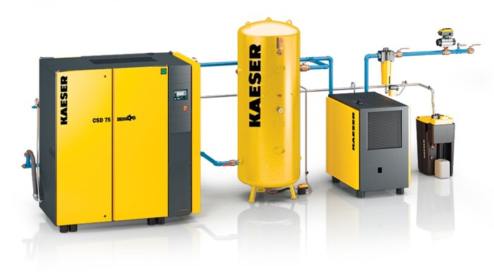 typical compressed air system