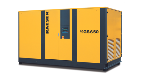 Kaeser rotary screw compressor models SX to HS with belt drive