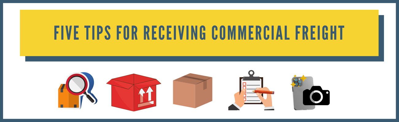 Five tips for receiving commercial freight (infographic)
