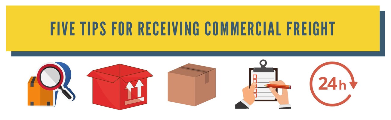 Five tips for receiving commercial freight (infographic)