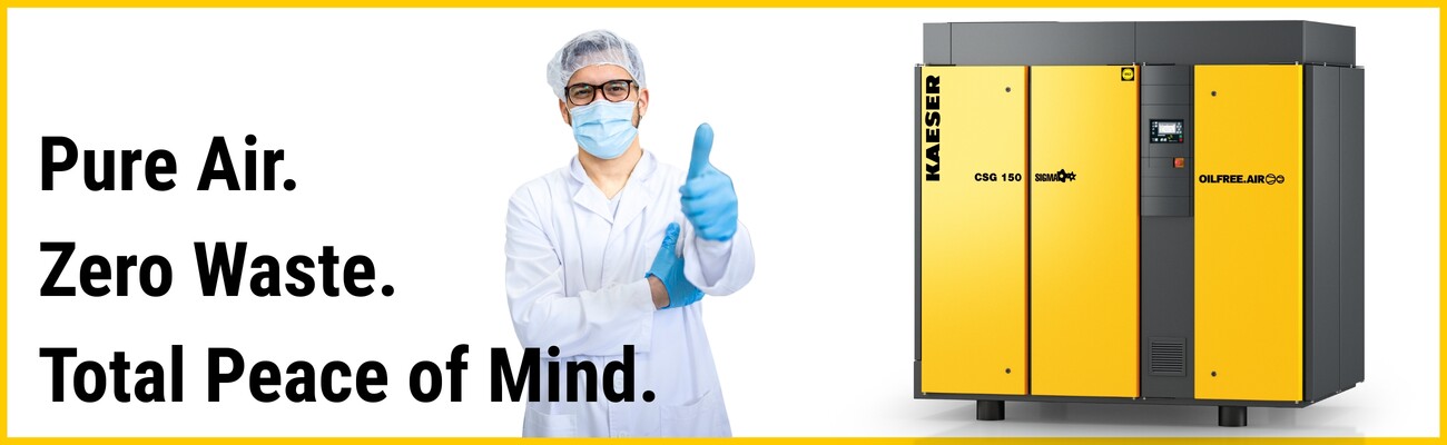 peace of mind with oil-free compressors