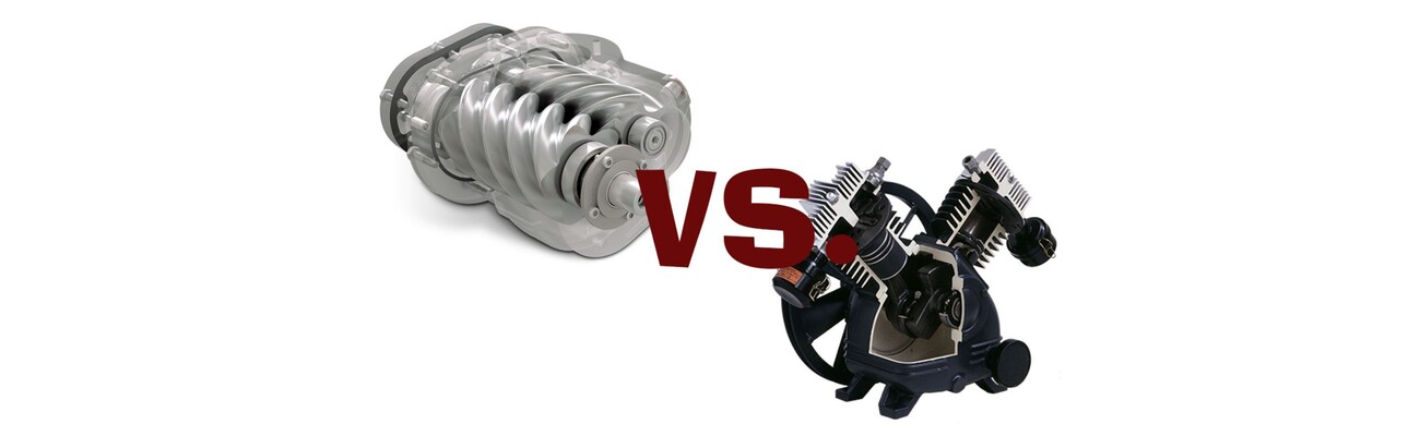 piston vs screw compressors