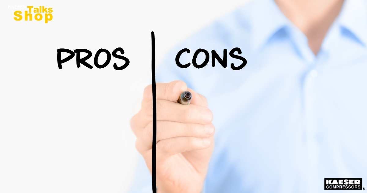 Pros and cons of multiple VFDs | Kaeser Talks Shop
