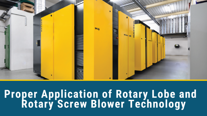 The Proper Application of Rotary Lobe Rotary and Screw Blower Technology